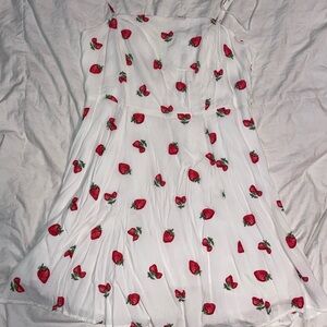 Strawberry print dress